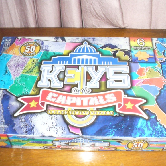 Keys to the capitals board game, USA (#EV788) - Picture 1 of 4
